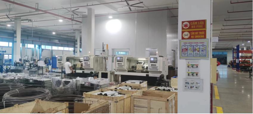 國(guó)外客戶工廠安裝